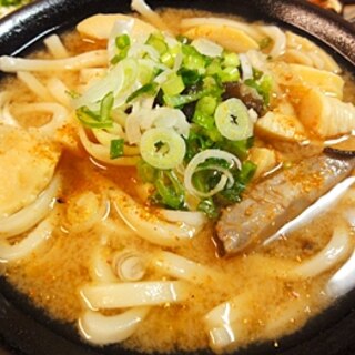 旬の味、筍味噌うどん